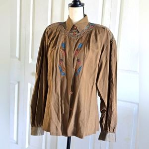 Vtg Marc Dalcy Blouse